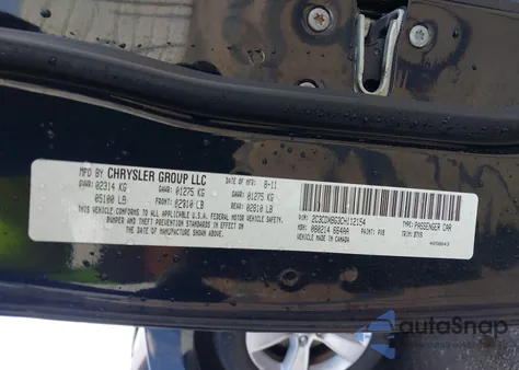 2012 Dodge Charger Se from USA, damaged, VIN 2C3CDXBG3CH112154